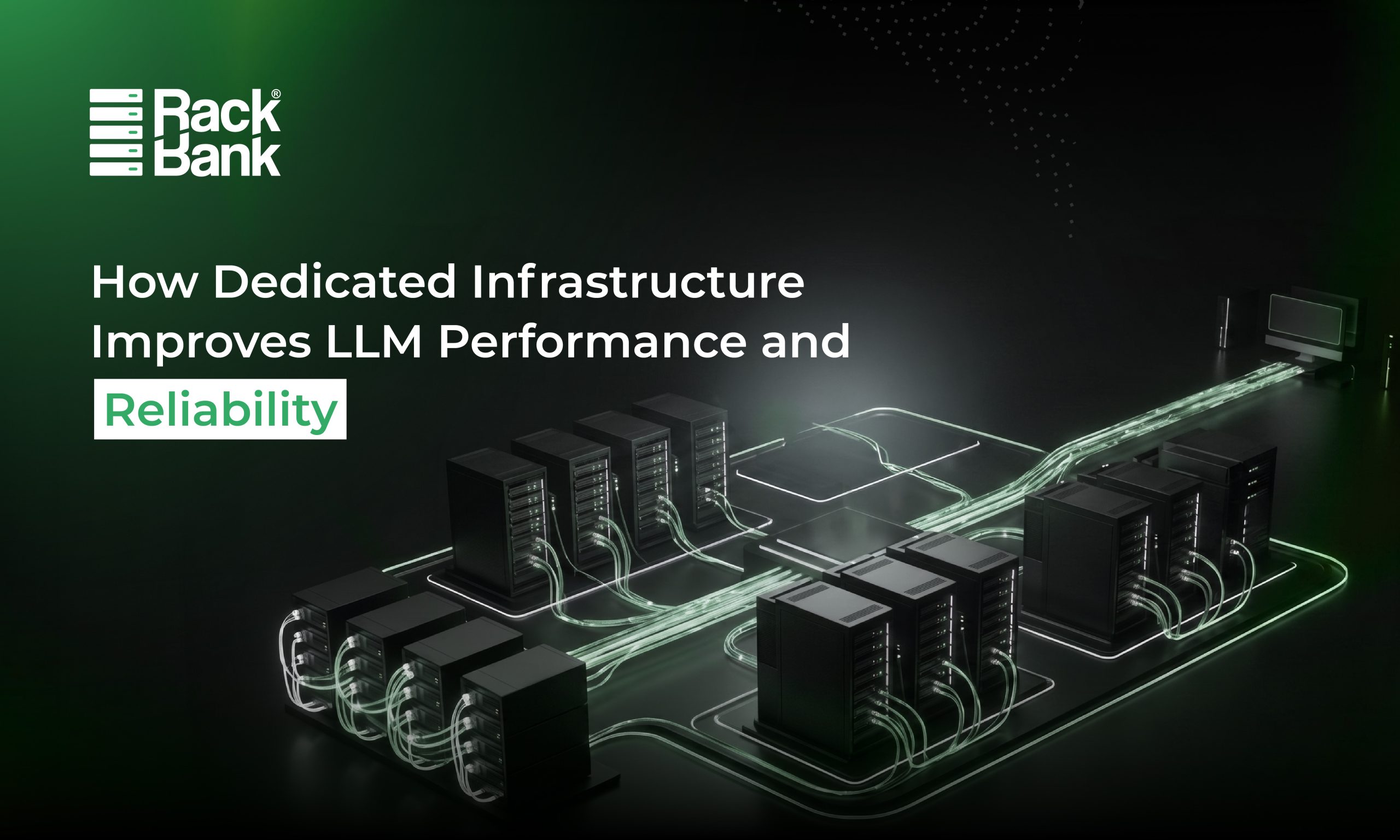 Dedicated server infrastructure powering high-performance LLM training and AI inference workloads with reliable, low-latency compute resources.