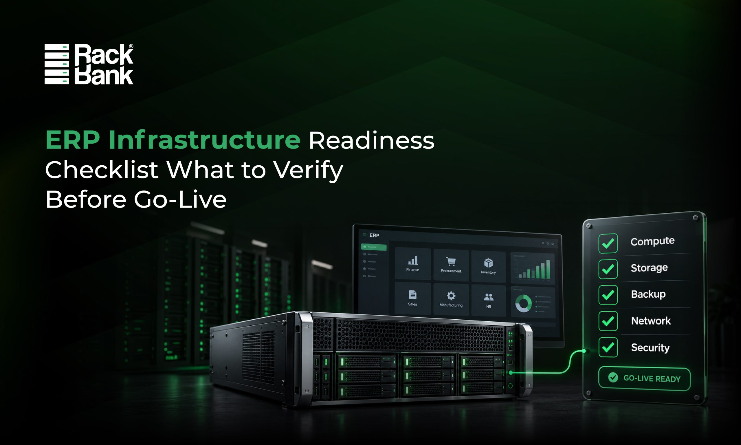 ERP Infrastructure Readiness Checklist: What to Verify Before Go-Live